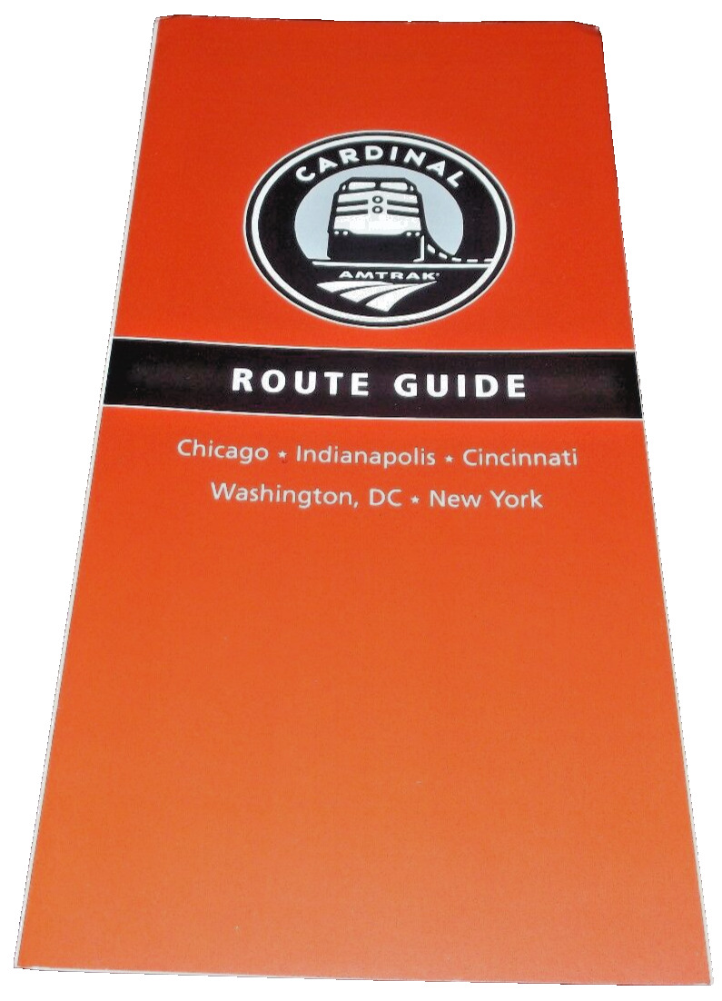 2005 AMTRAK CARDINAL ROUTE GUIDE