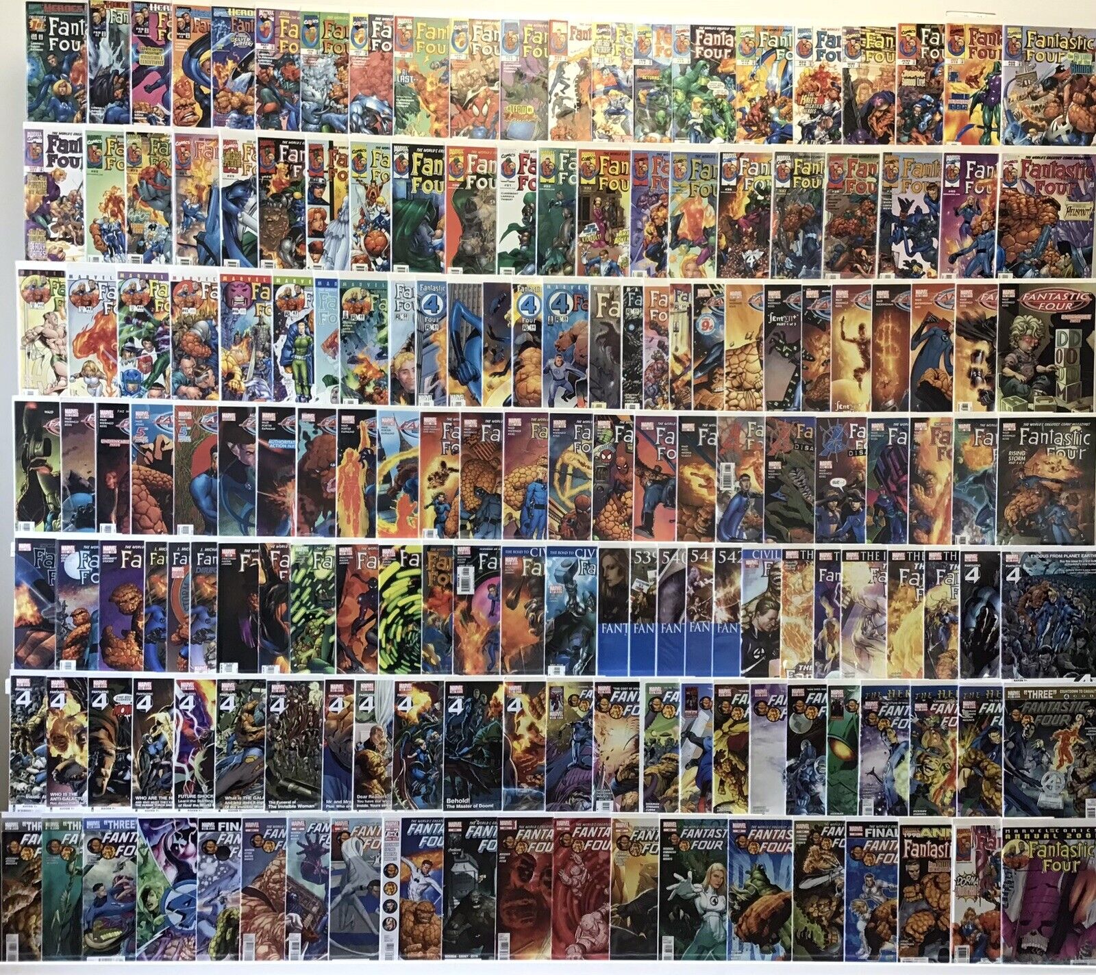 Marvel Comics - Fantastic Four 1-70 & 500-588, Annual 98, 2000, 2001 - See Bio