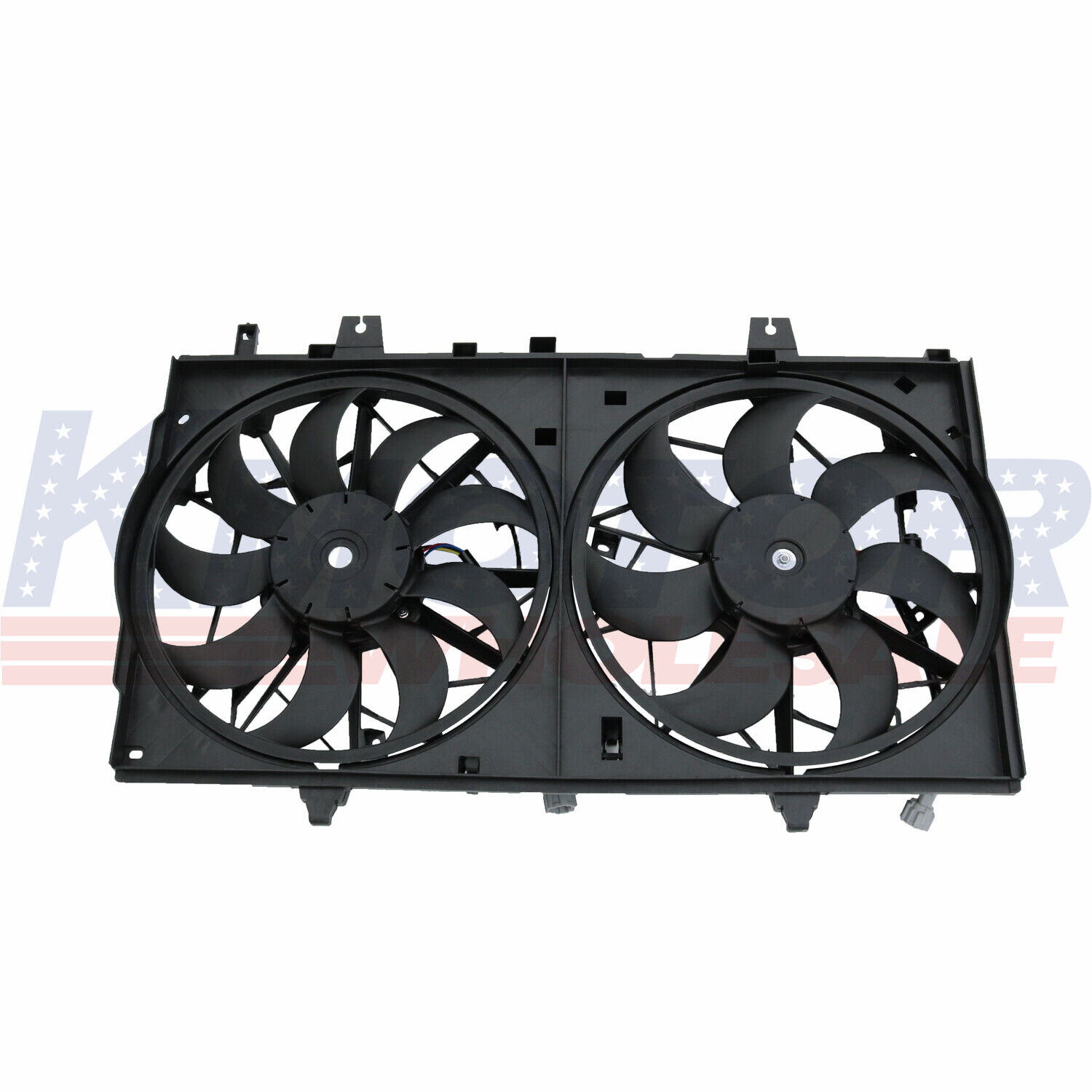 Dual Radiator AC Condenser Cooling Fan Assembly NI3115150 For 14-18 Nissan Rogue