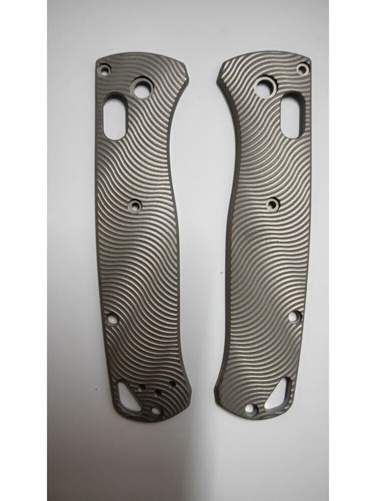 1 Pair Titanium Alloy Handle Scales for Benchmade Bugout 535 Knives