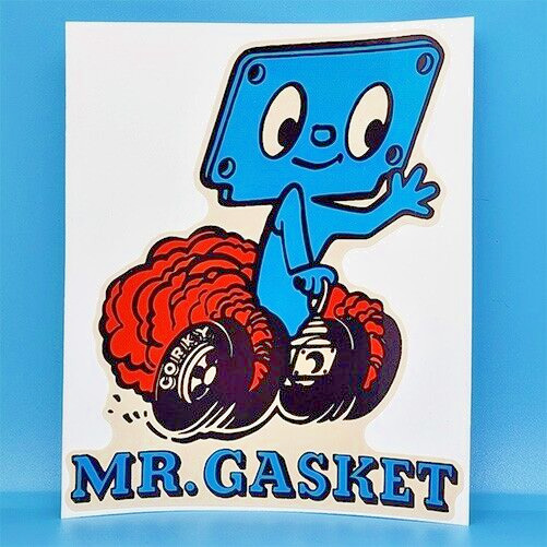 Mr. Gasket Vintage Style DECAL, Vinyl STICKER, racing, hot rod, rat rod