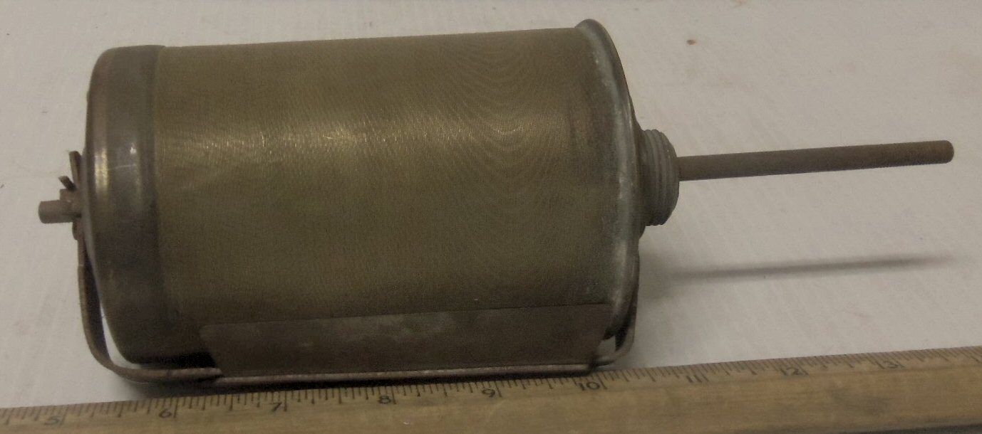 Vintage Purolator - Reusable Brass Fluid Filter Element Assy - P/N: 19002 (NOS)