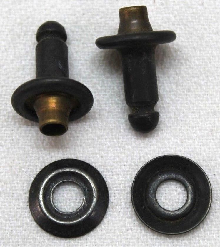 US WWII Lift a Dot extra long male stud post and ring 4pcs set E599