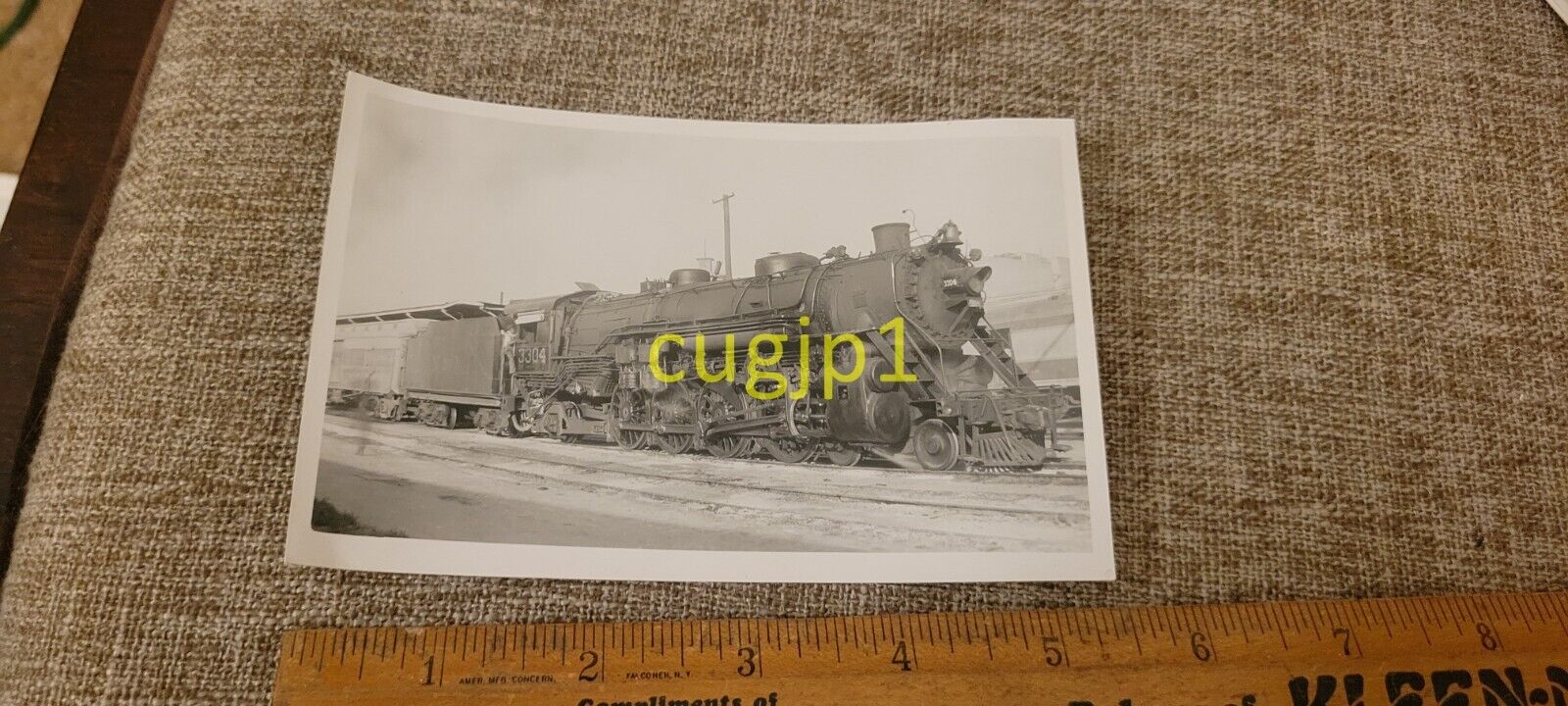 R105 Train Photograph Locomotive Engine RPPC N DE M 3304 TR-3 ALCO-SCHEN