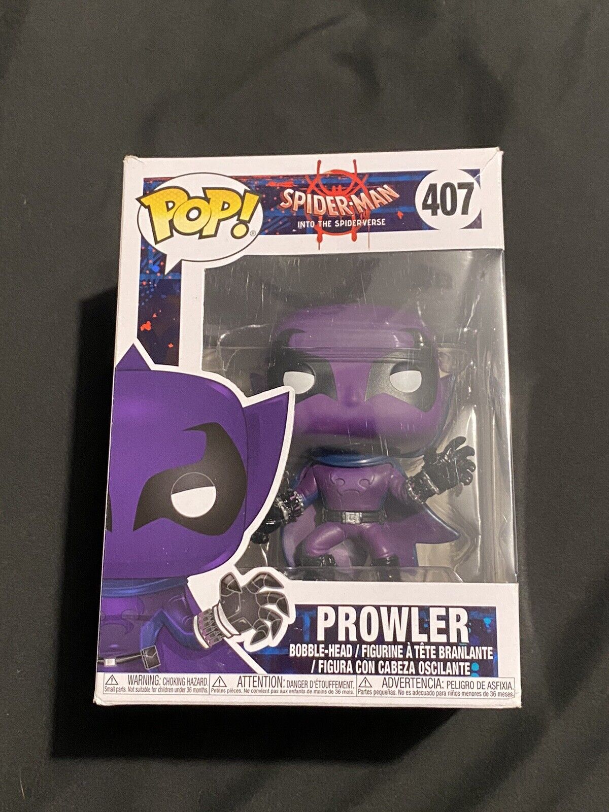 Funko Pop Vinyl: Marvel Prowler #407 Into The Spiderverse Vaulted