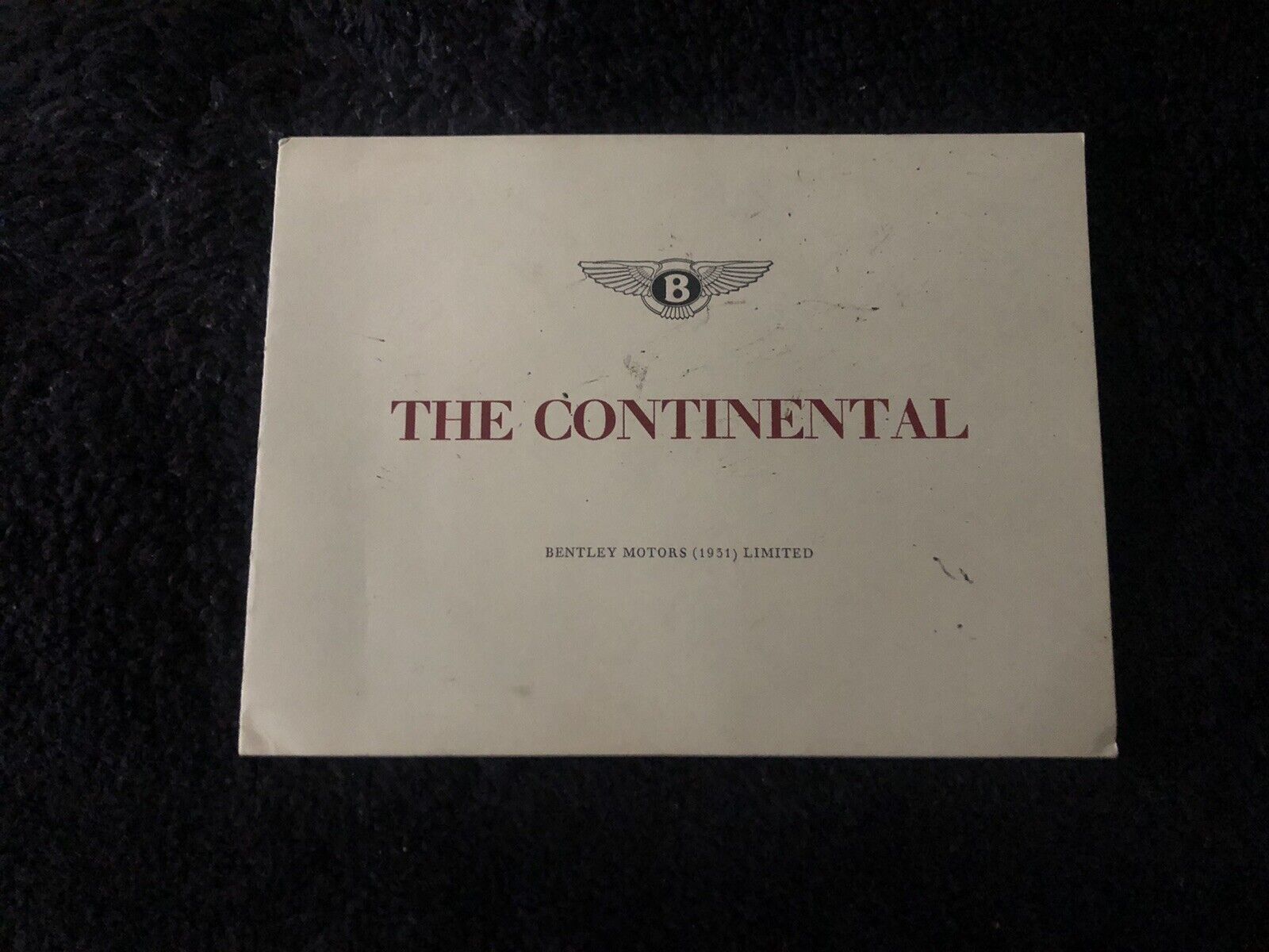 Bentley R Type Continental HJ Mulliner Saloon 1953 Dealer Factory Brochure OEM