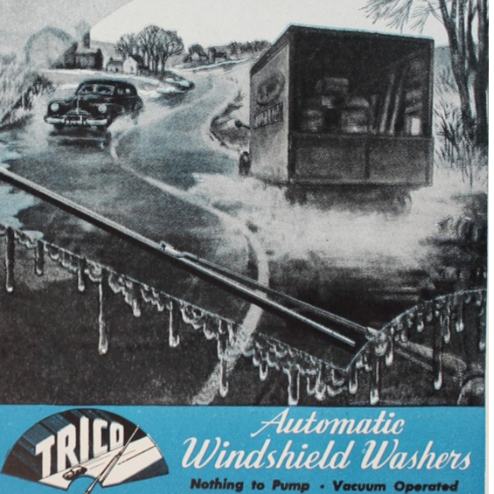 TRICO BUFFALO NY WINDSHIELD WASHERS 1948 PRINT AD RETRO VINTAGE WIPERS CAR TRUCK