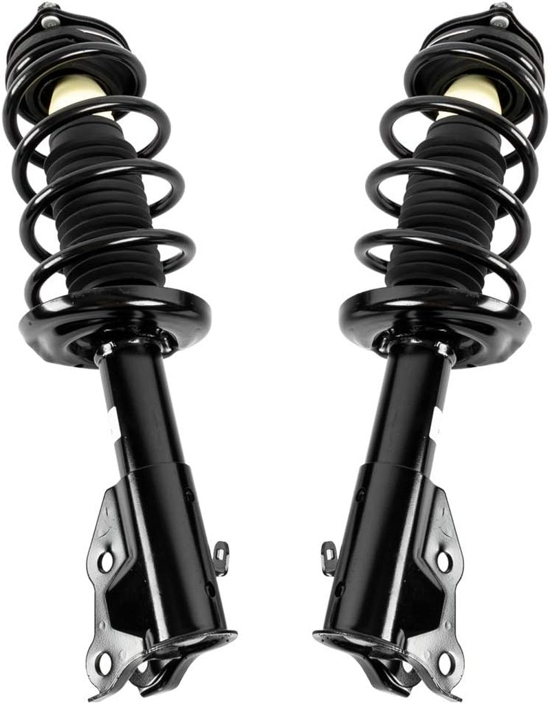 Pair Quick Front Struts Shocks Wcoil Springs Complete Assembly 17228