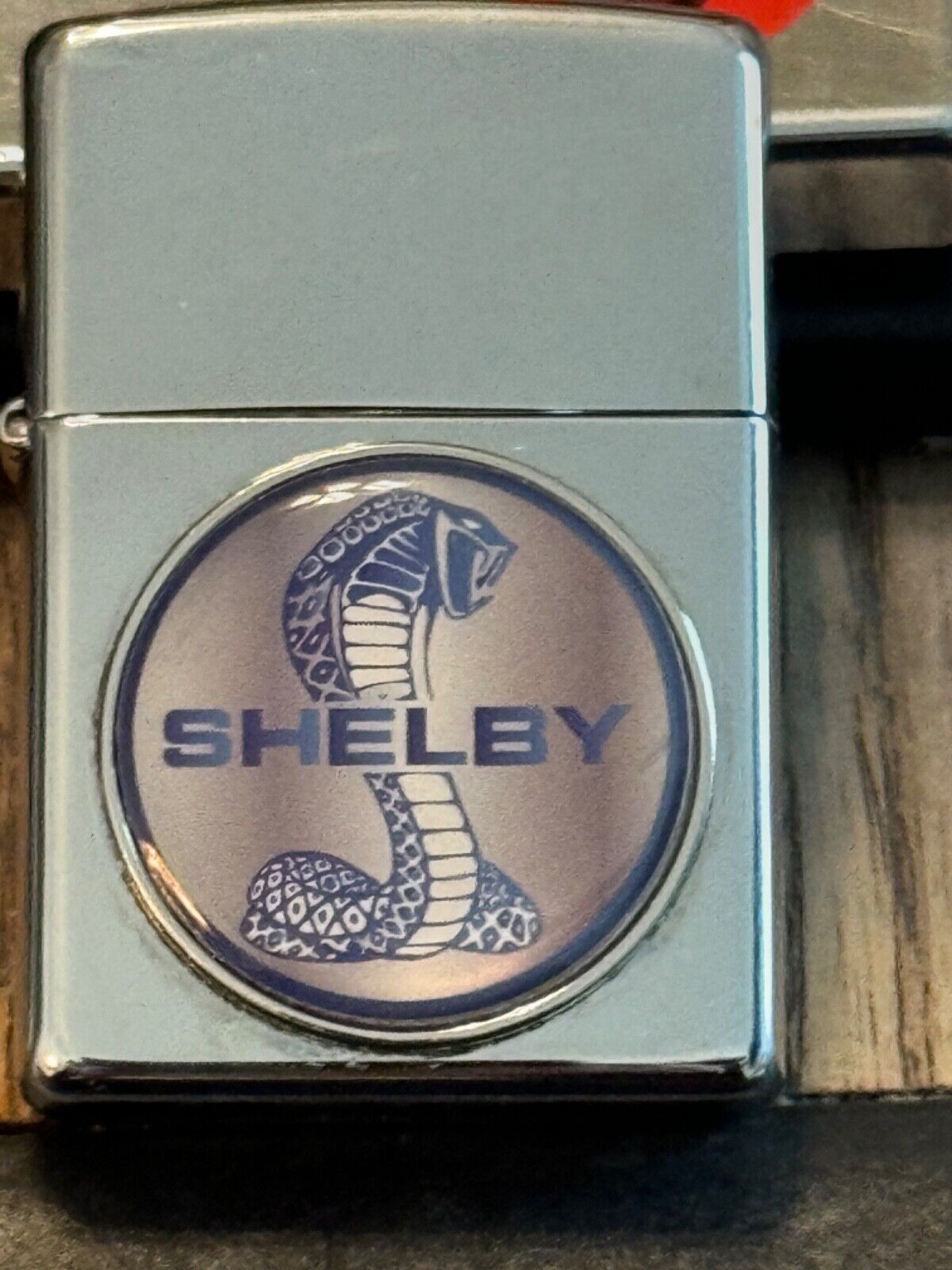 Zippo Lighter Shelby Cobra Car Logo
