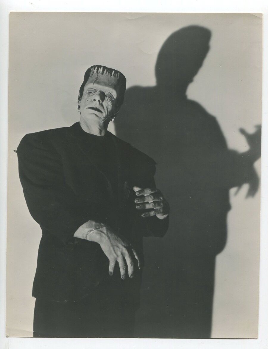 Glenn Strange 1944 Frankenstein Portrait Original Photo Horror Monster J3284