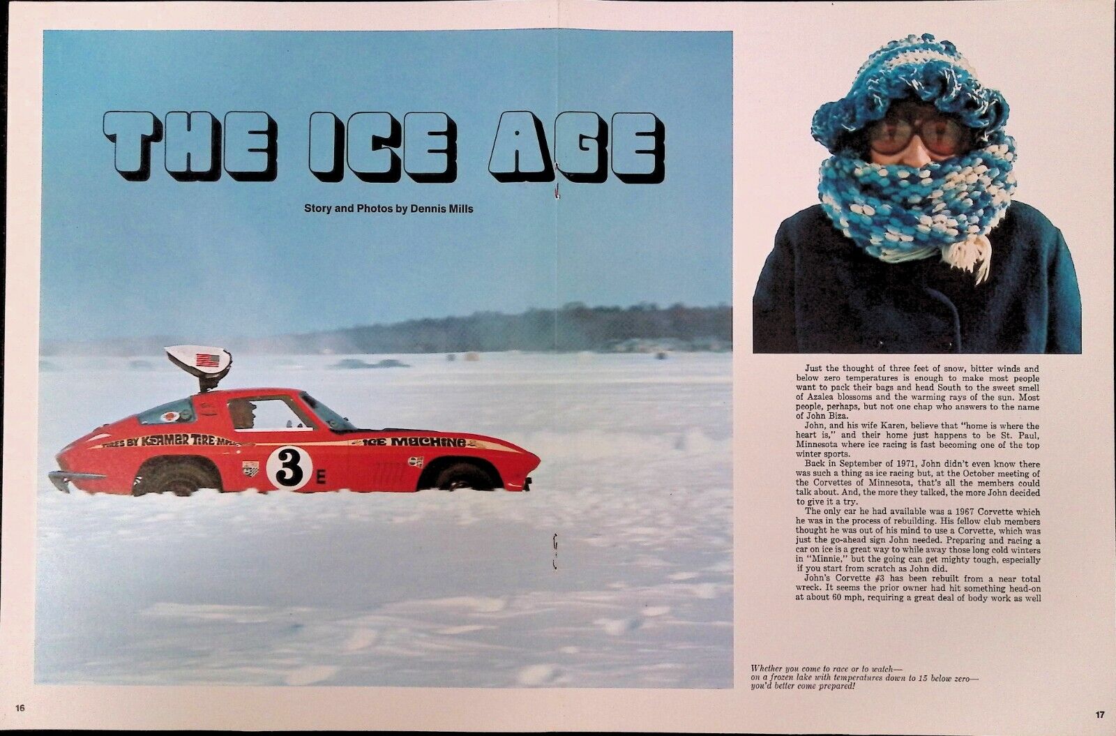 1967 Corvette Centerfold 16X11 Advertisement Page 1970S Vtg Print Ad