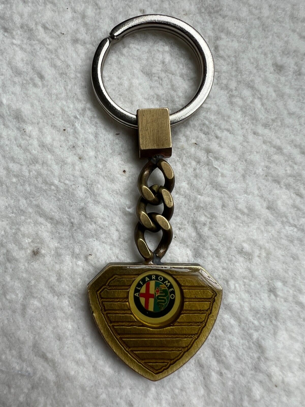 vintage alfa romeo keychain