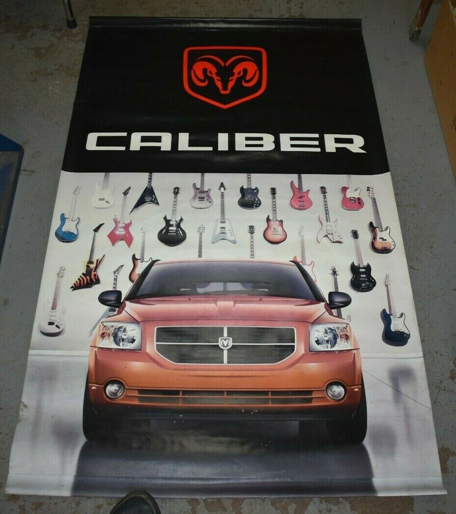 2007-2012 Dodge Caliber Showroom Hanging Banner Advertisement Display 3' X 5'