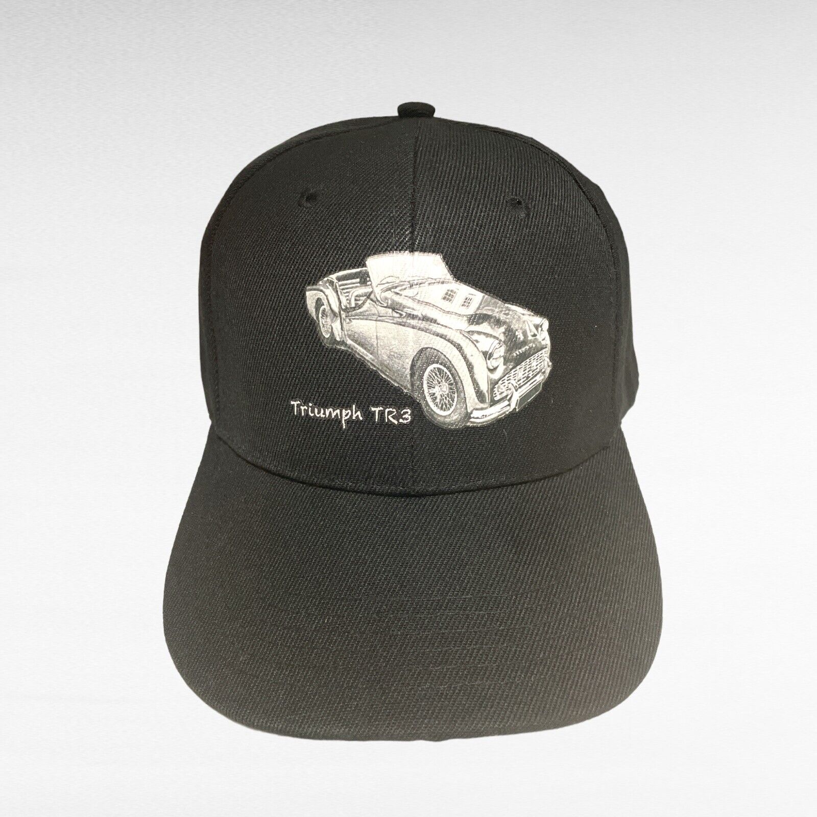 Triumph TR3 Printed Baseball Cap, Hat Strap Back, Classic Car Enthusiast Gift