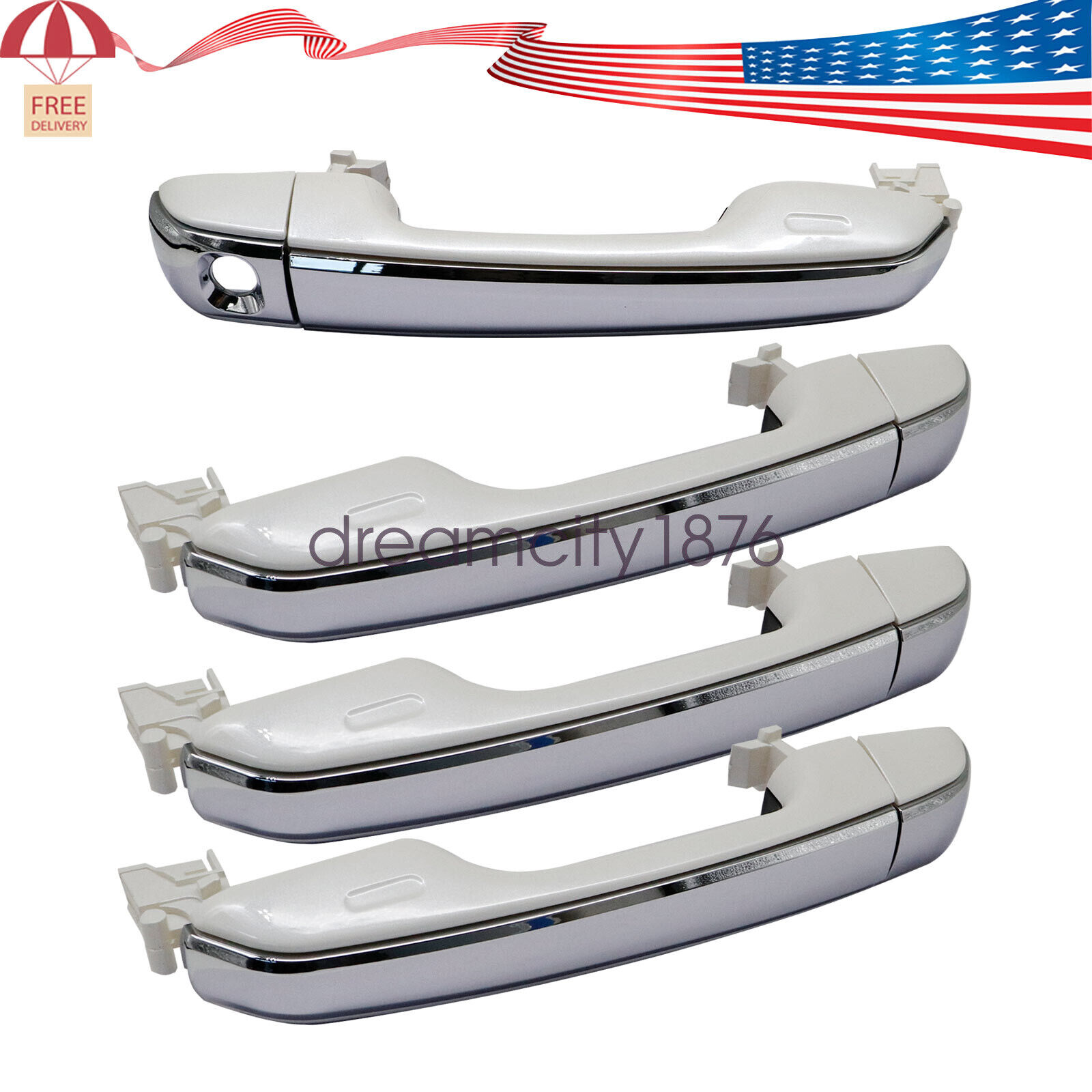 4pcs Starfire Pearl Outer Door Handle For Lexus GX460 2010-2018 New