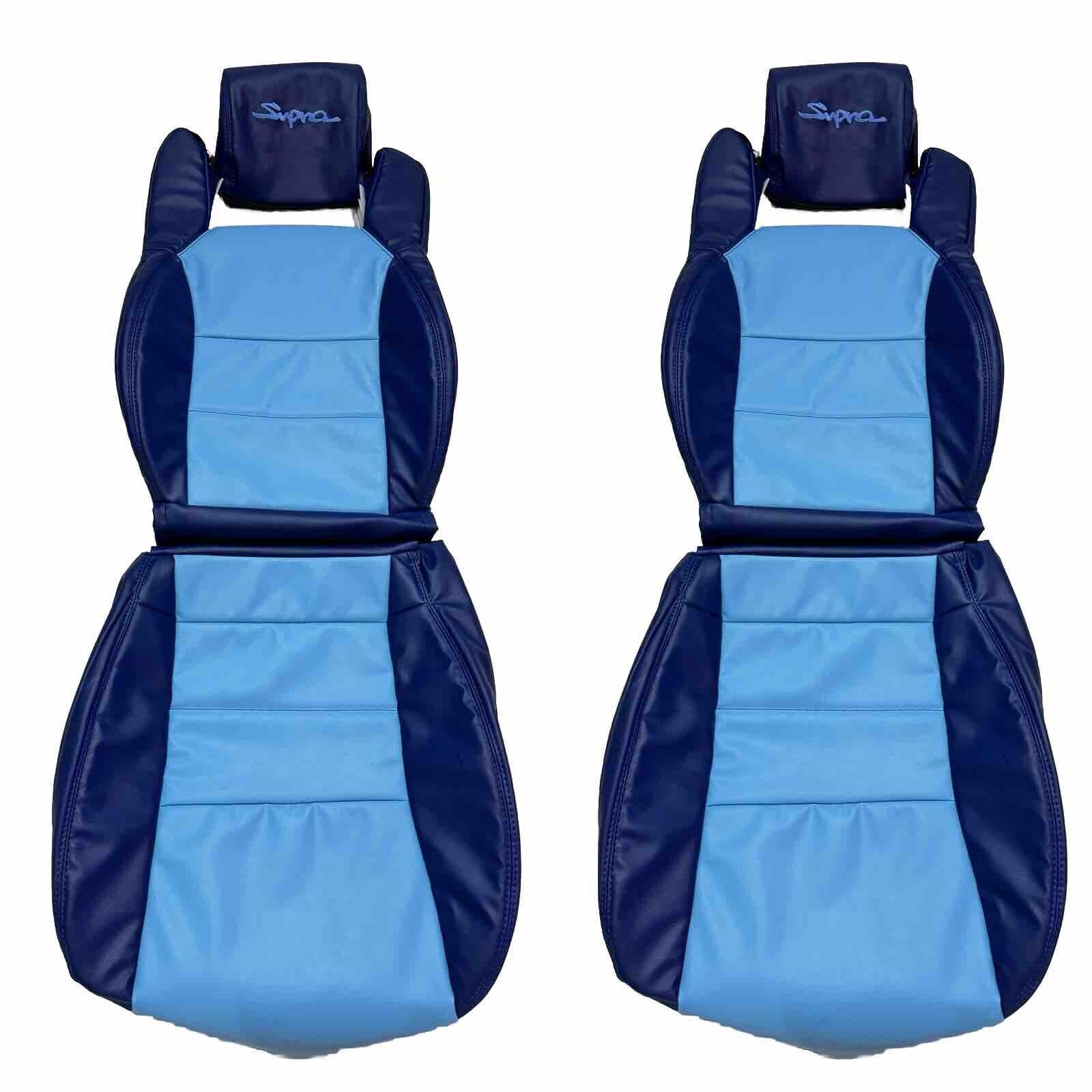 Toyota Supra MK3 / MKIII 1986-1992 Synthetic Leather SeatCovers In Blue Color