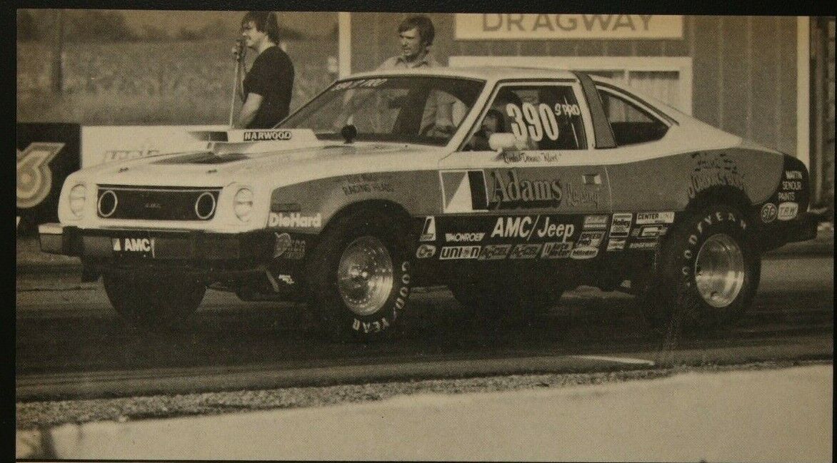 AMC American Motors Concord Kloet Drag Race Car NHRA Vintage Print Ad 1980