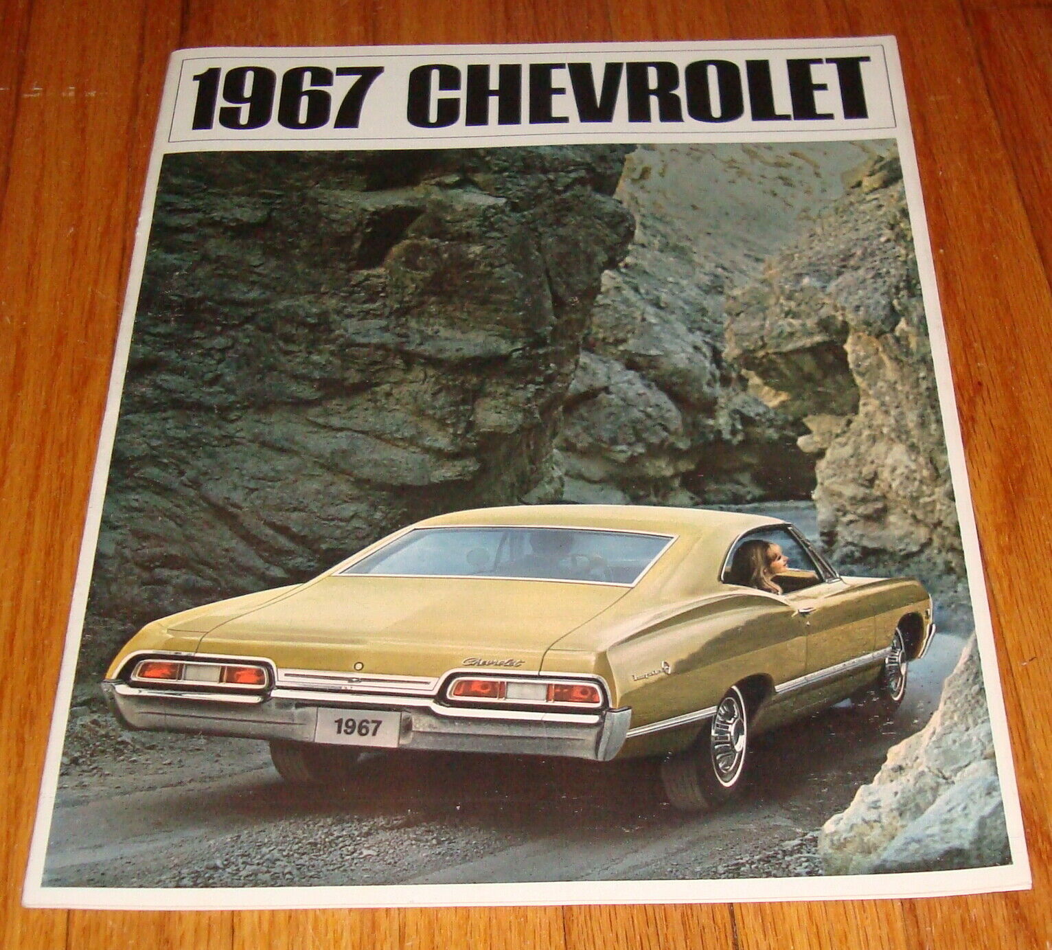 Original 1967 Chevrolet Full Size Car Sales Brochure Impala SS Caprice Bel Air