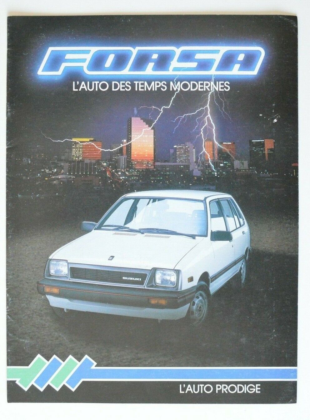 1986 SUZUKI FORSA dealer brochure - French - Canada 