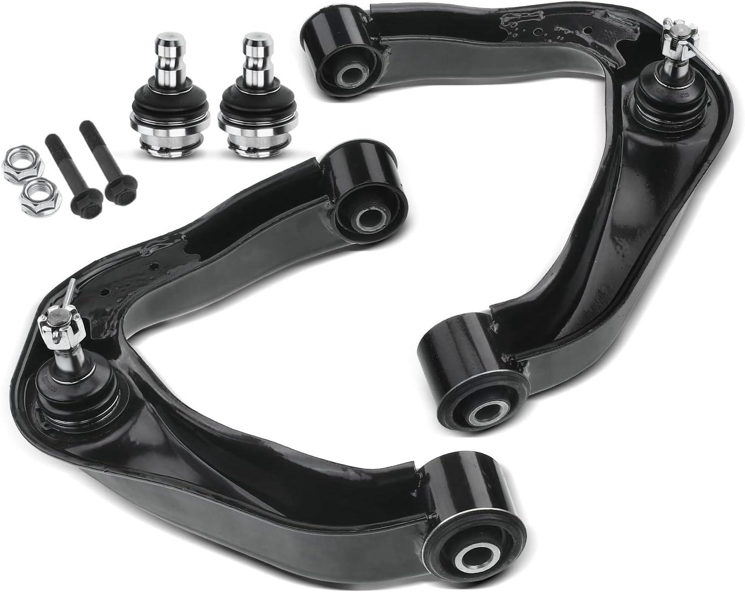 Set of 4, Front Upper Control Arms, Lower Ball Joint, Compatible with Nissan Fro