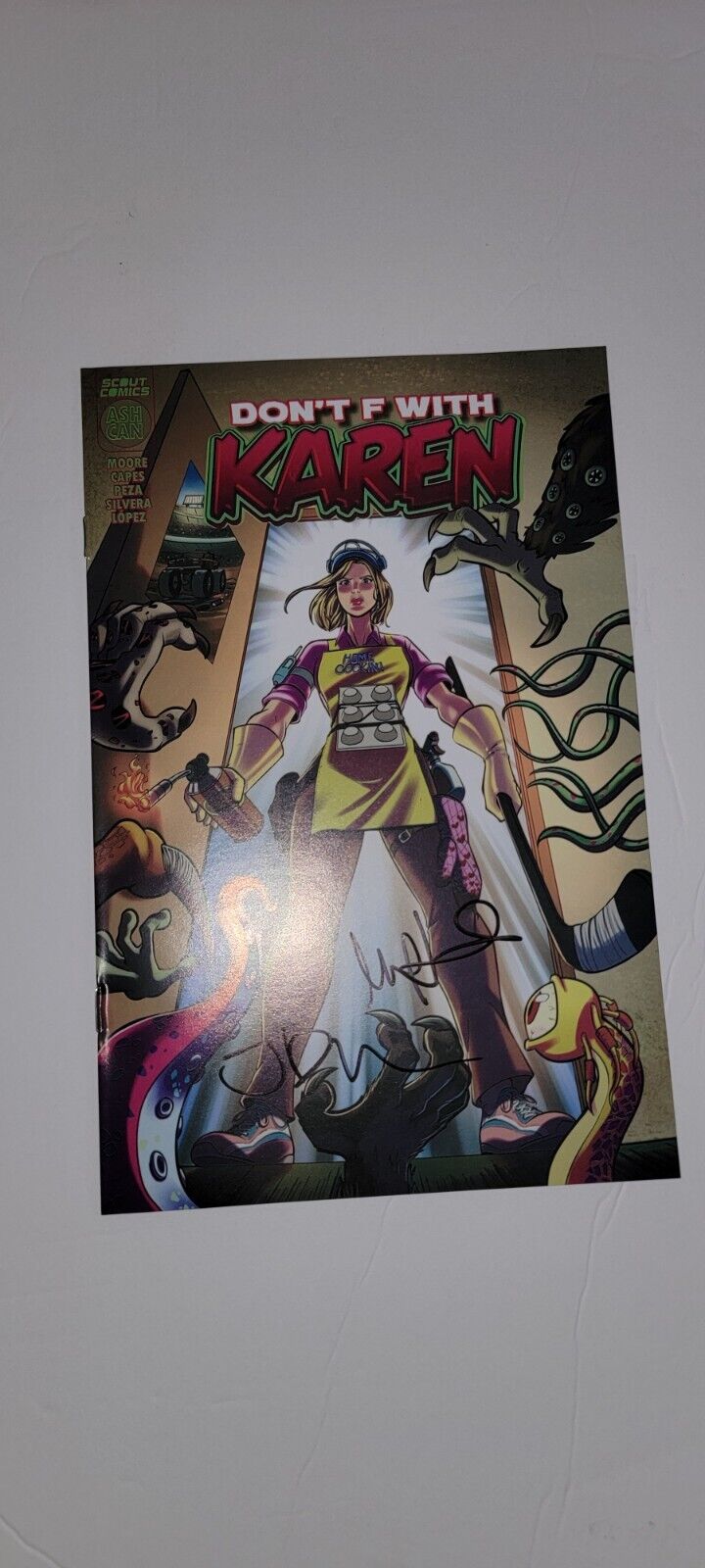 Dont Be A Karen NYCC 2022  Comic  Signed by Joel David Moore  And Mike Capes