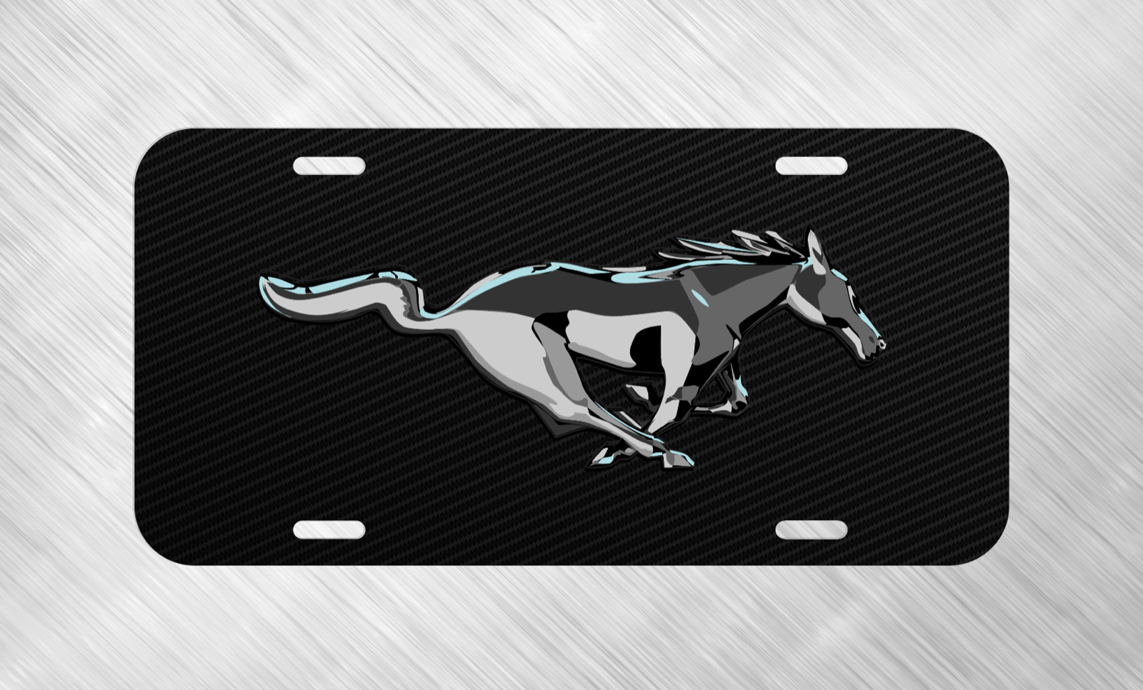 New for Mustang Sports Car Ford Pony License Plate Auto Car Tag 