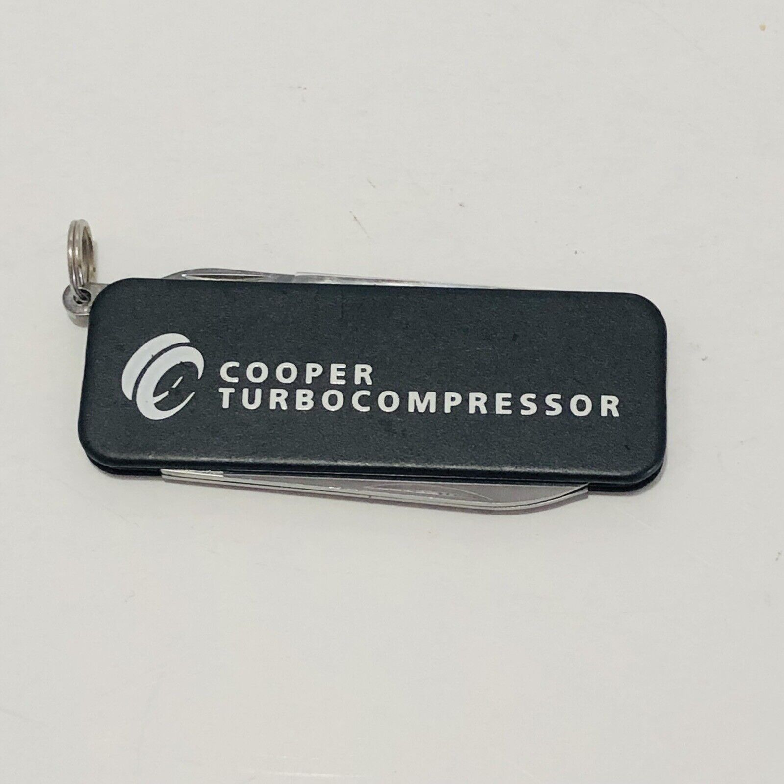 Vintage Zippo Money Clip Knife Cooper Turbocompressor 