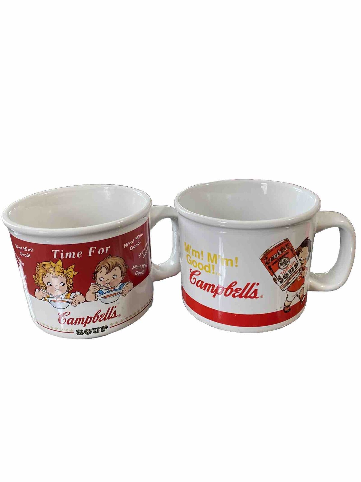 Vintage Campbell’s Soup Mugs 1998 & 2004 “Time for  Campbell’s Soup”