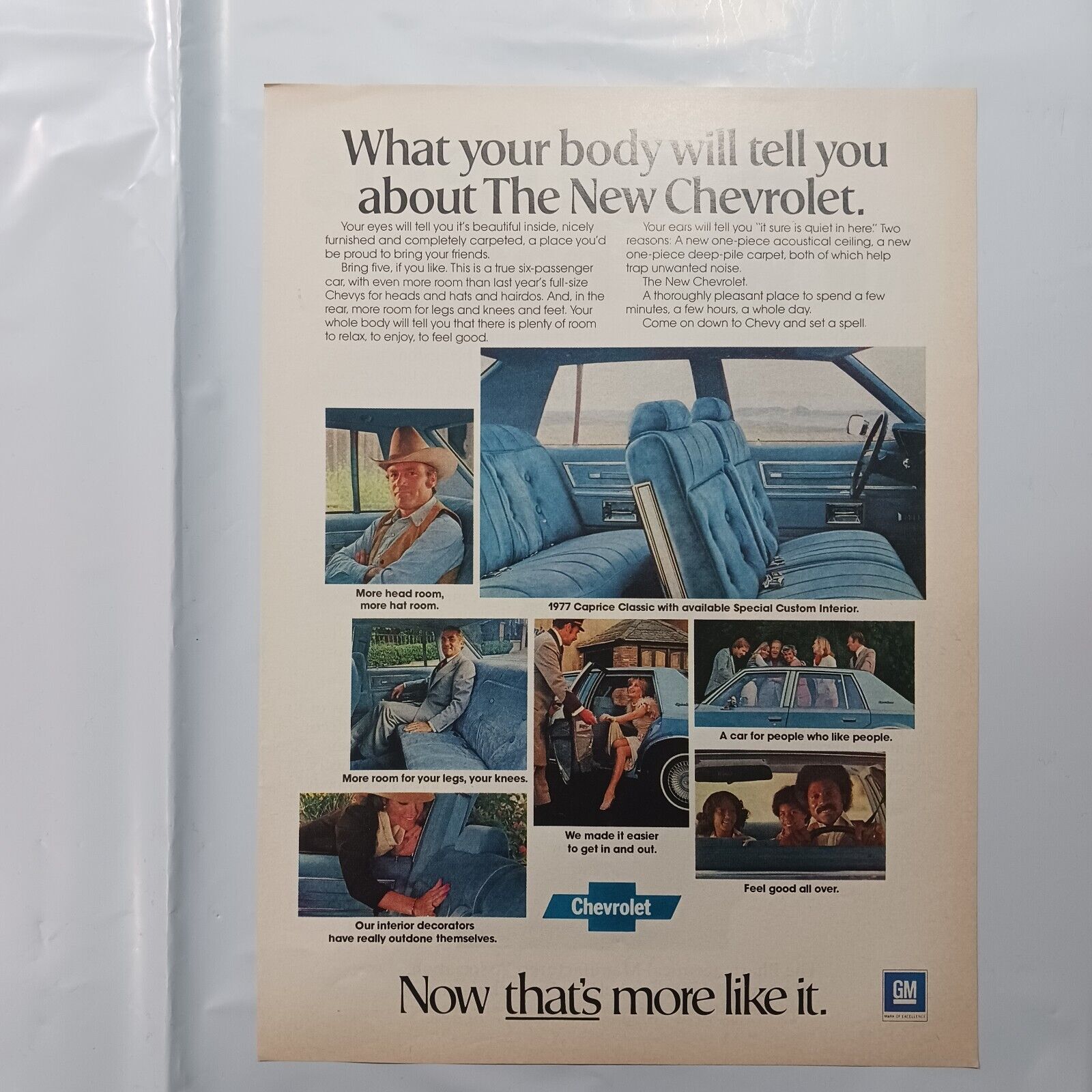 1976 CHEVROLET CAPRICE CLASSIC PRINT AD