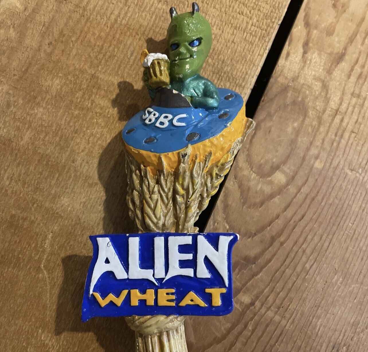 Rare Alien Wheat Sierra Blanca Brewery Figural Tap Handle. I Love This Handle🌟