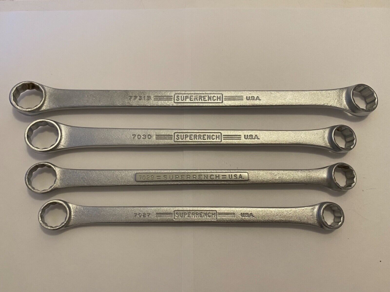 WILLIAMS (4 PCS.) DOUBLE END “SUPERRENCH” BOX WRENCHES - USA - NEW - 