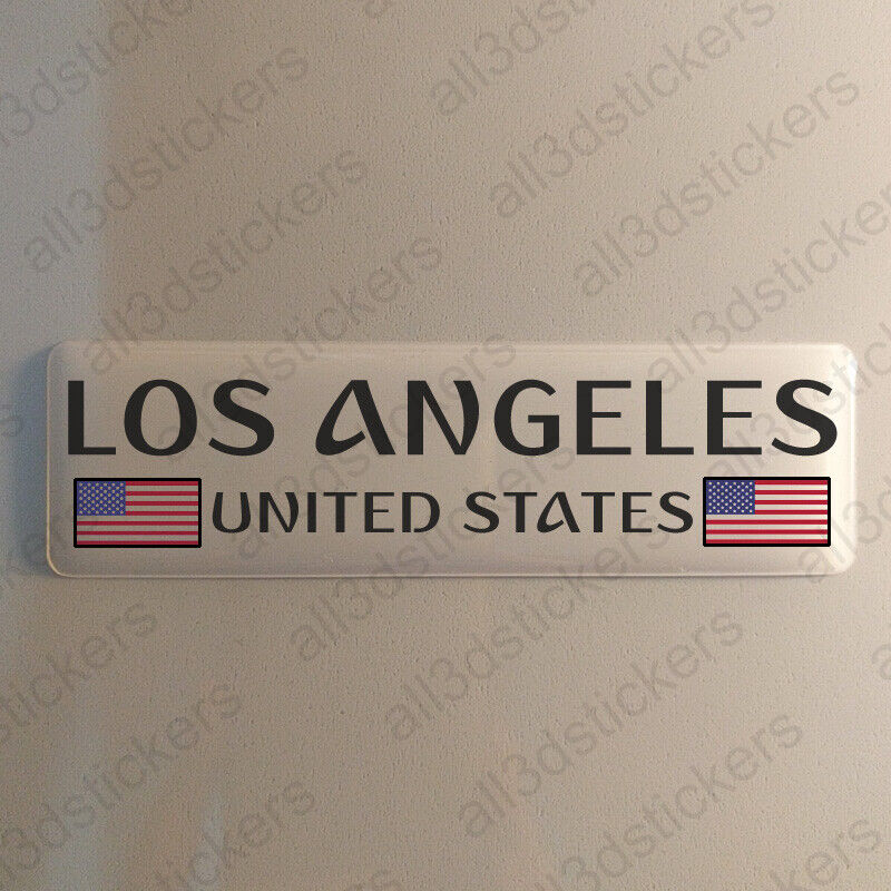 Los Angeles USA United States Sticker 4.70x1.18\