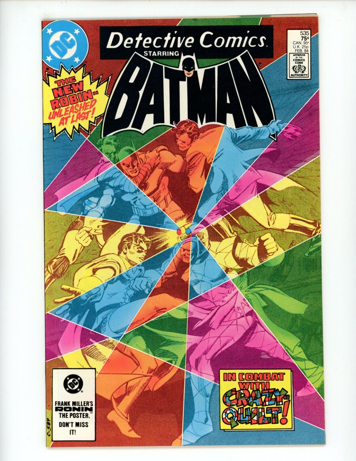 Detective Comics #535 Comic Book 1984 NM- DC Batman Comics