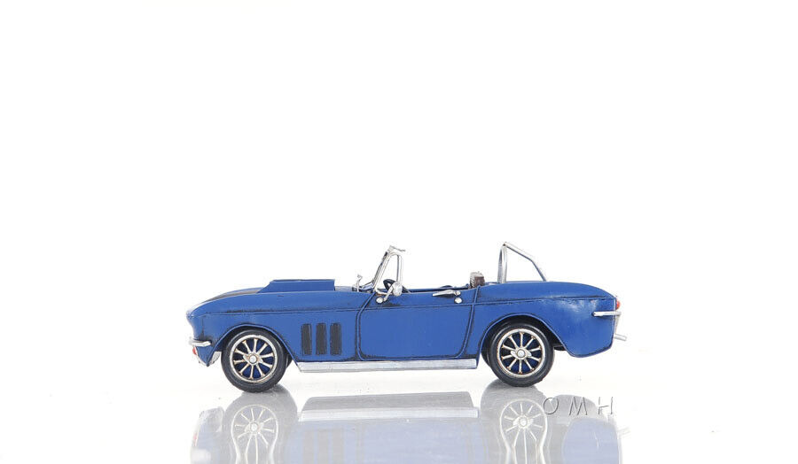 Blue Chevrolet Corvette iron Model Car