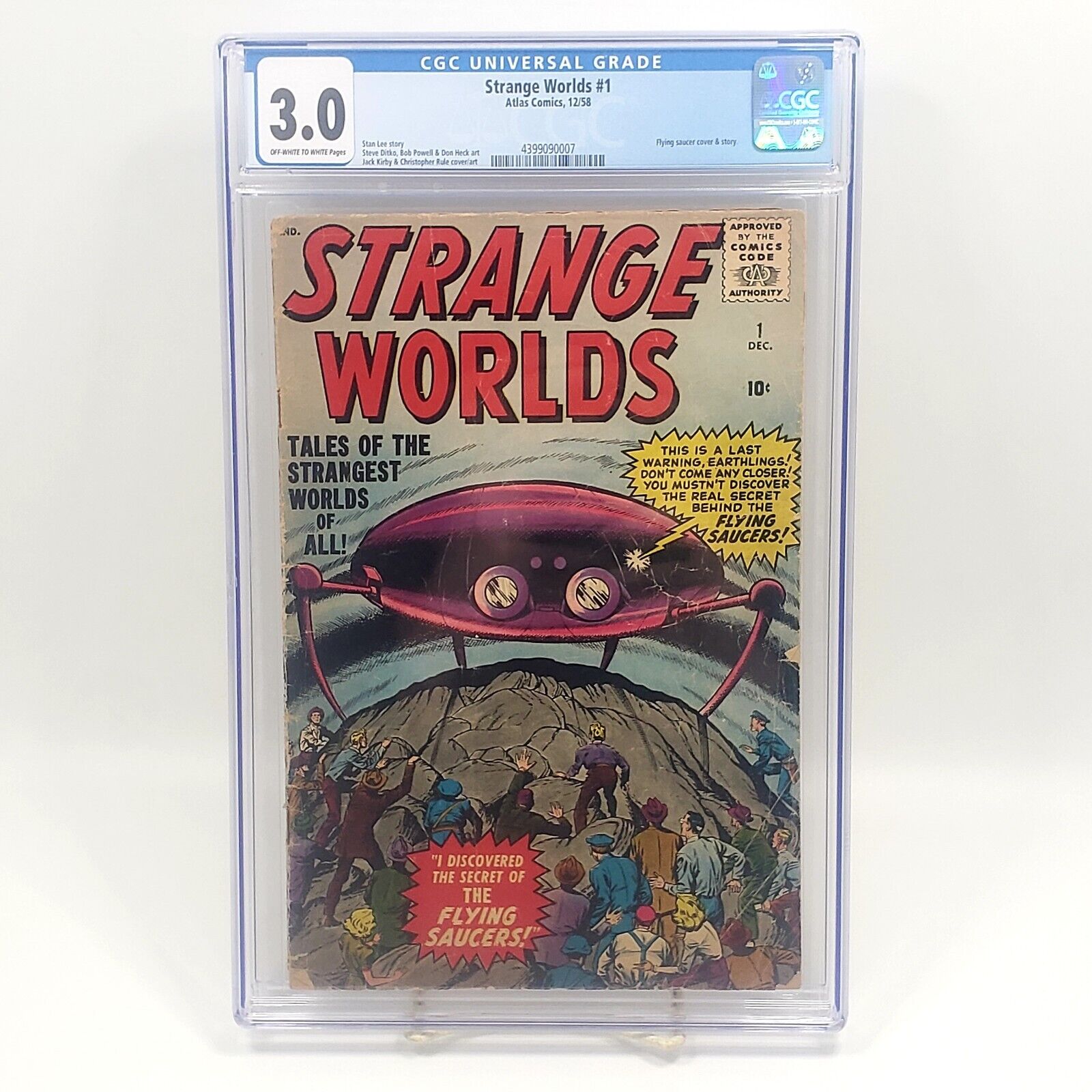 Strange Worlds #1 (1958) [Atlas Comics] (CGC: 3.0)