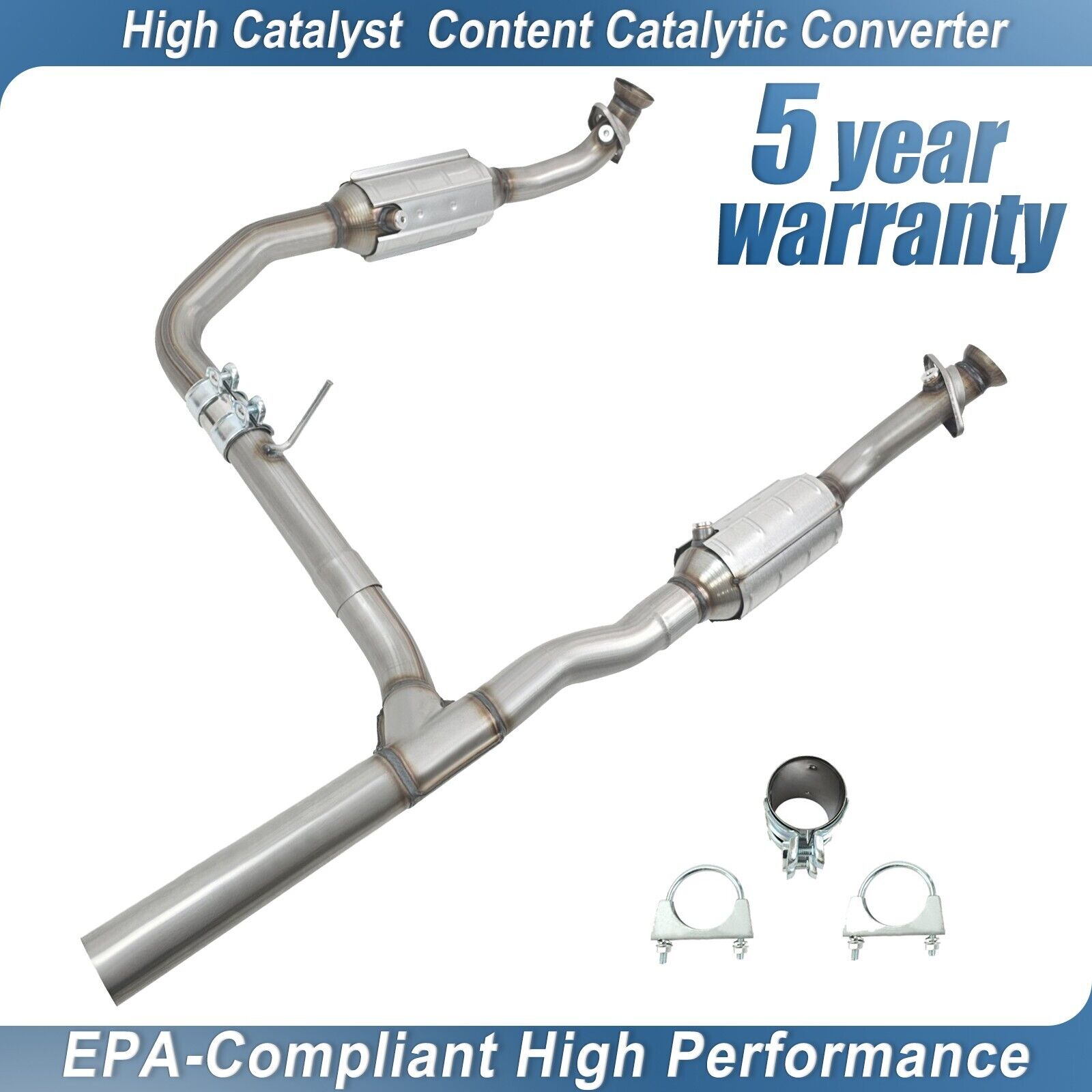 Set For Ford F-150 2005-2008 5.4L Catalytic Converter RWD Left + right