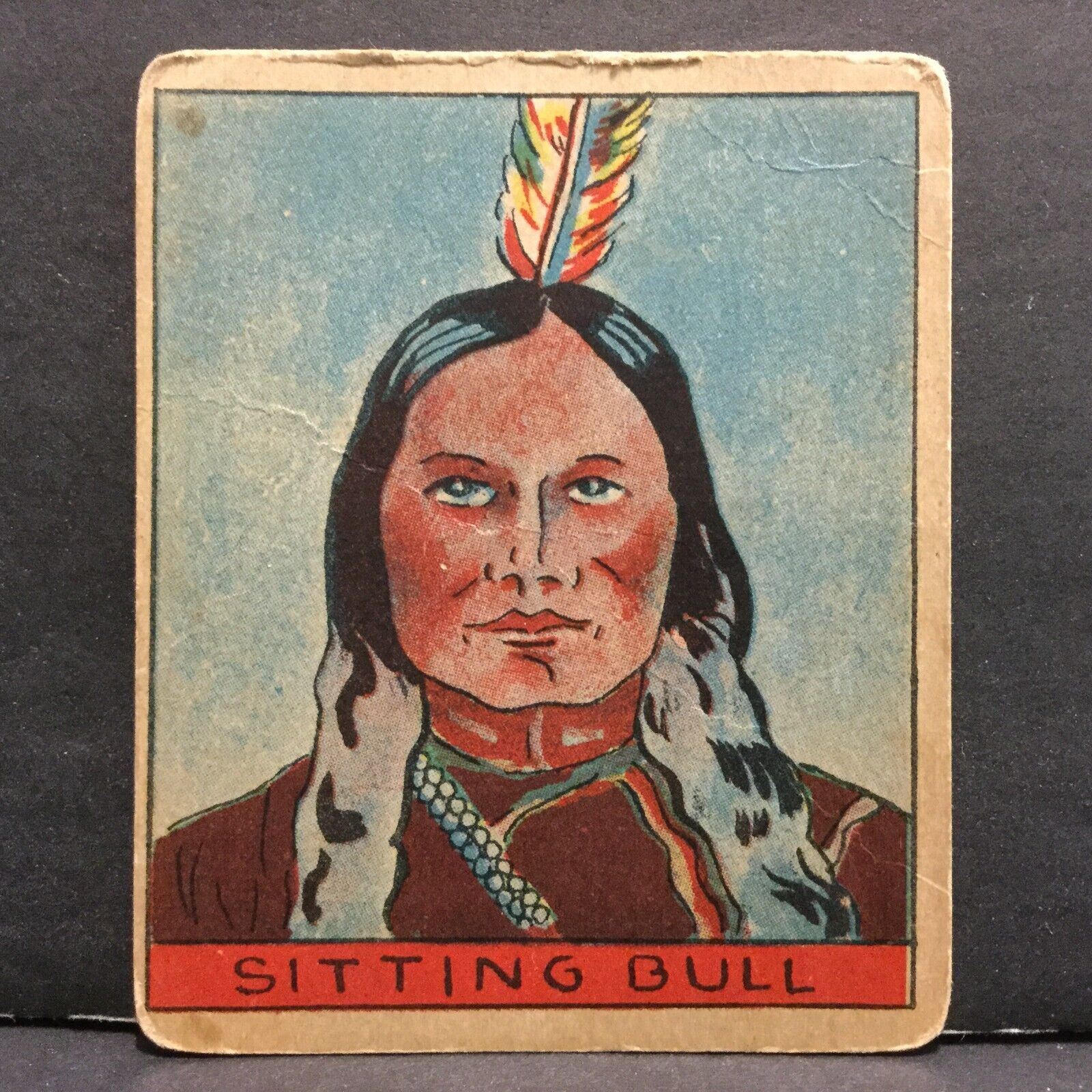 1930's R128-2 Western Strip Card #248 Sitting Bull Sku1035N