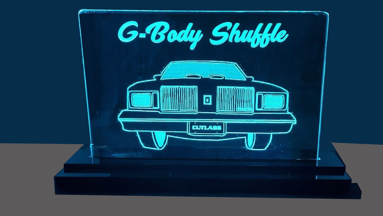 1979 Oldsmobile Cutless Silhouette LED Edge Lit Sign