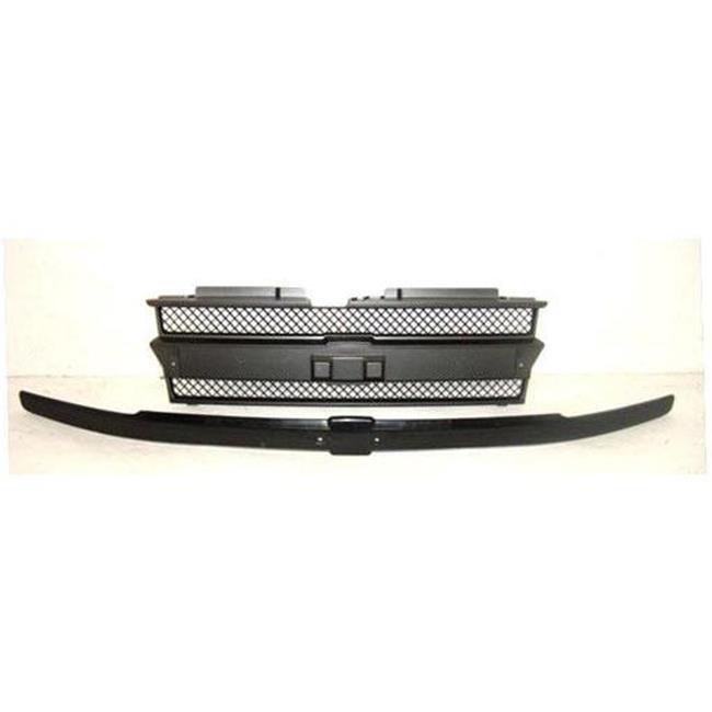 Grille with Molding without Headlamp Washers for 2002-2005 Chevy Trailblazer ...