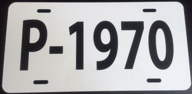 1970 PLYMOUTH AD METAL LICENSE PLATE CUDA SUPERBIRD ROAD RUNNER GTX FURY