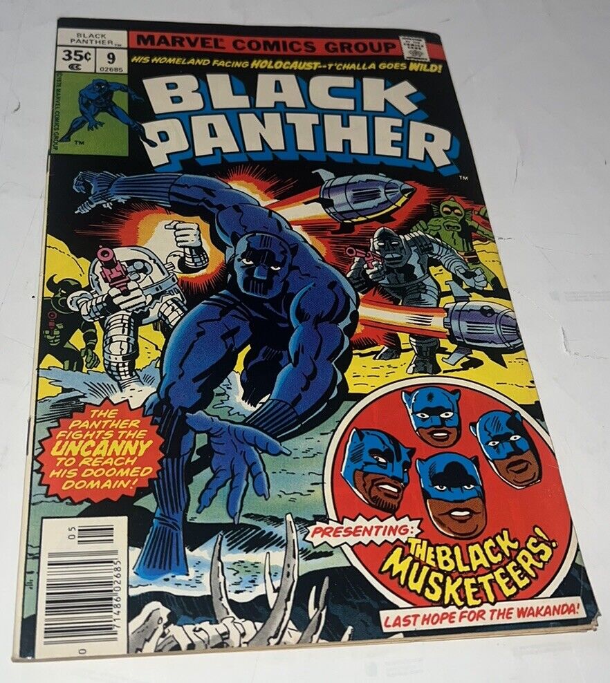 Black Panther #9 Marvel Comics 1978 The Black Musketeers App Newstand Edition VF