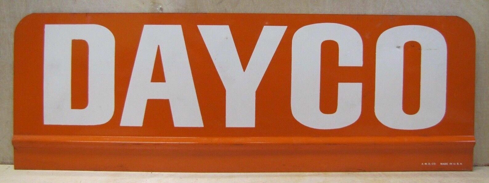 DAYCO Vintage Advertising Sign Auto Parts Store Belts Hoses Repair Shop AMD USA