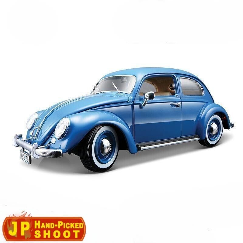 Model Bruago Volkswagen Kafer Beetle Dark Blue Smart 24cm Figure Vehicle Toy