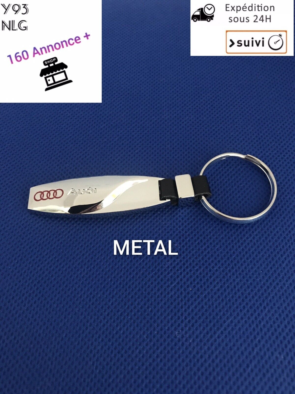 Audi Metal Key Door - A1 A2 A3 A4 A5 A6 A7 A8 Q2 Q3 Q5 Q7 TT Rs