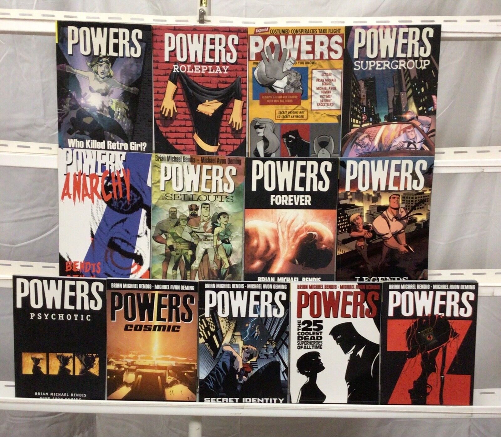 Powers TPB #1-13 Complete Set Bendis / Oeming Image Comics ICON
