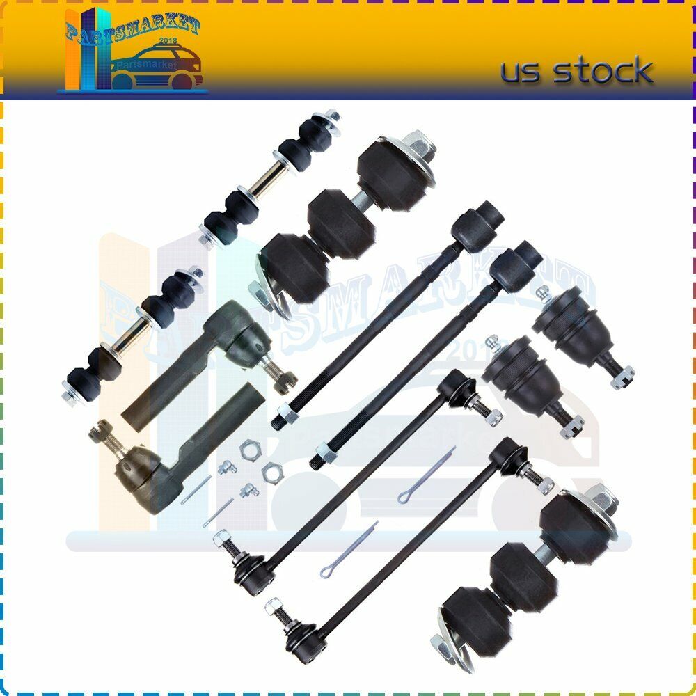 Set Of 12 Fit For 1992-1999 Oldsmobile 88 Tie Rod Ball Joints Suspension Kit