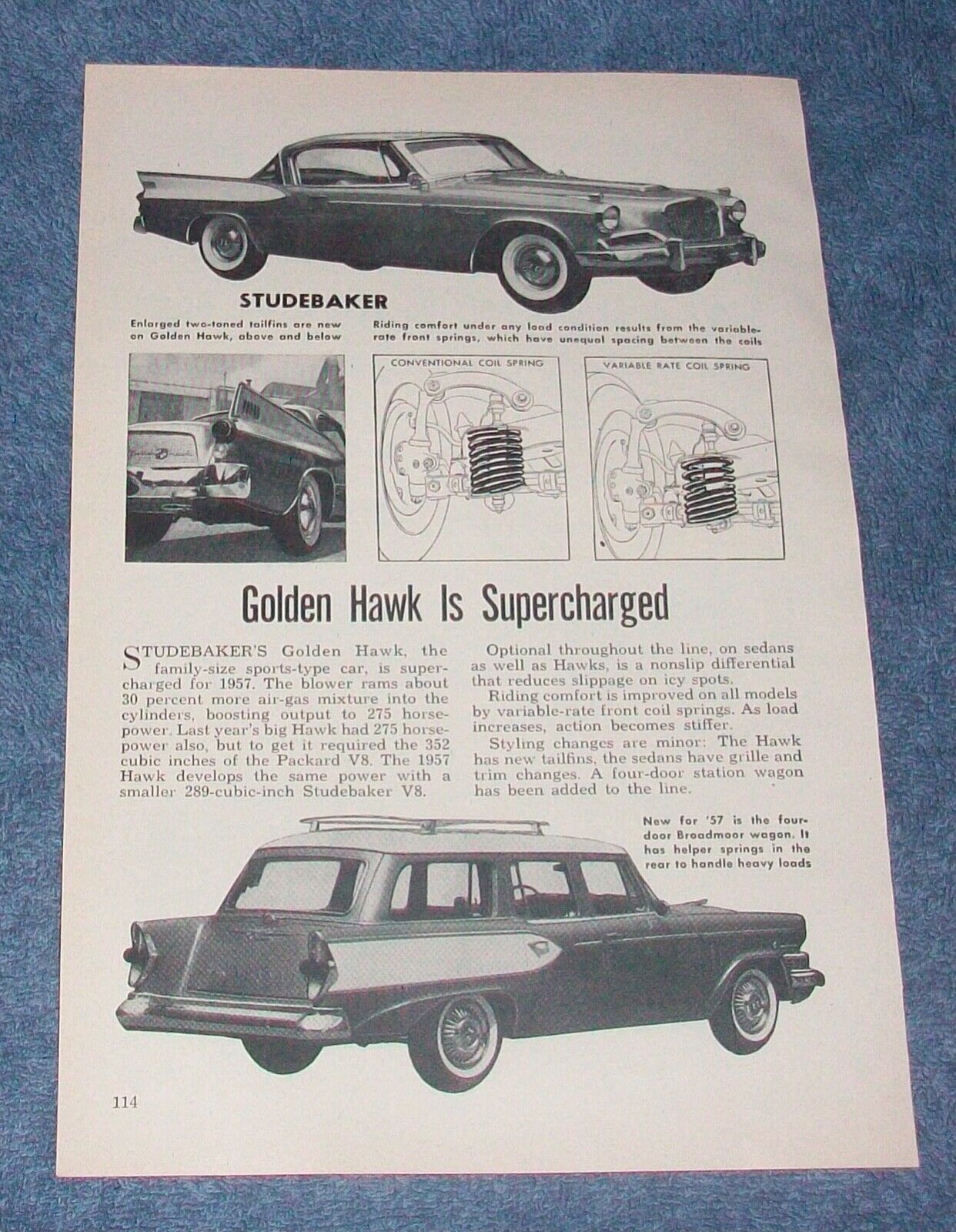 1957 Studebaker Vintage Info Article \