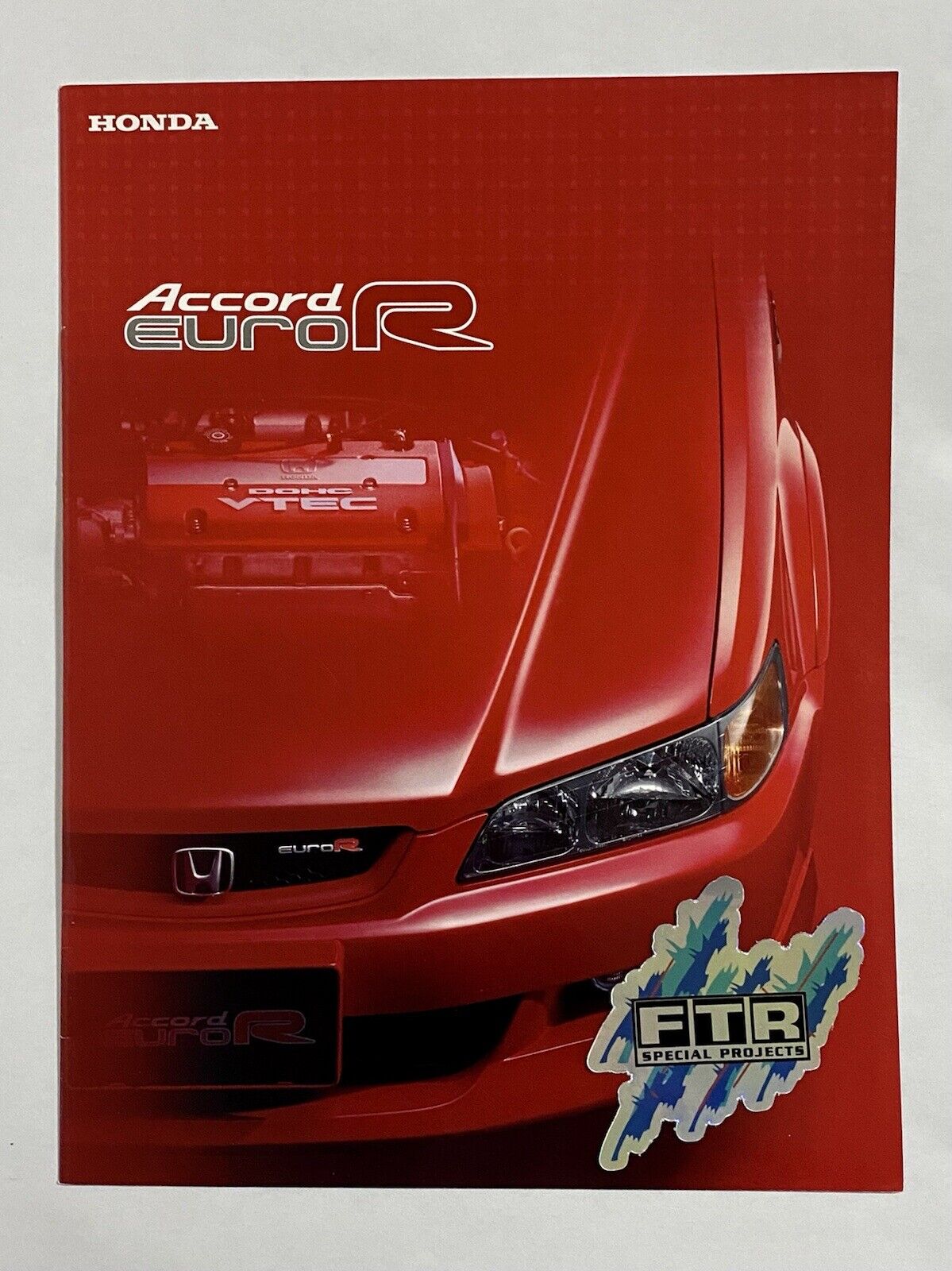 Honda Accord Euro R Brochure Catalog OEM JDM 98-02 CL1 CL3 CF4 CF5 99 00