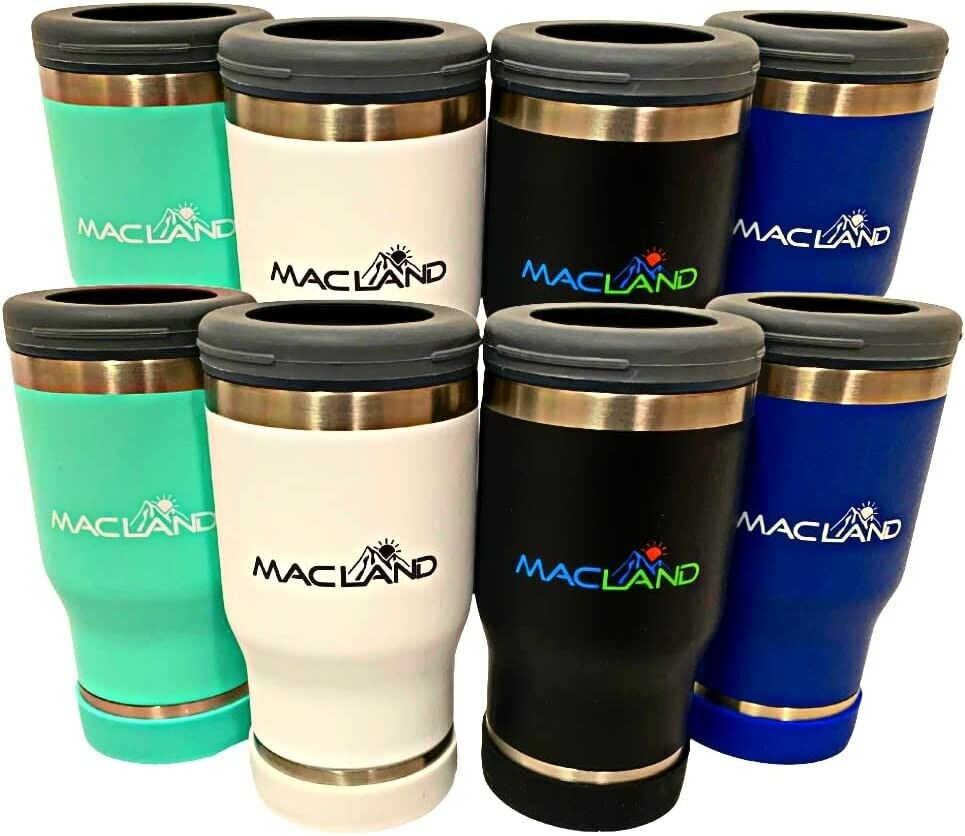 Landzie Macland Thermos Can Cooler Insulated Cup - 1 Set of 8 Cups