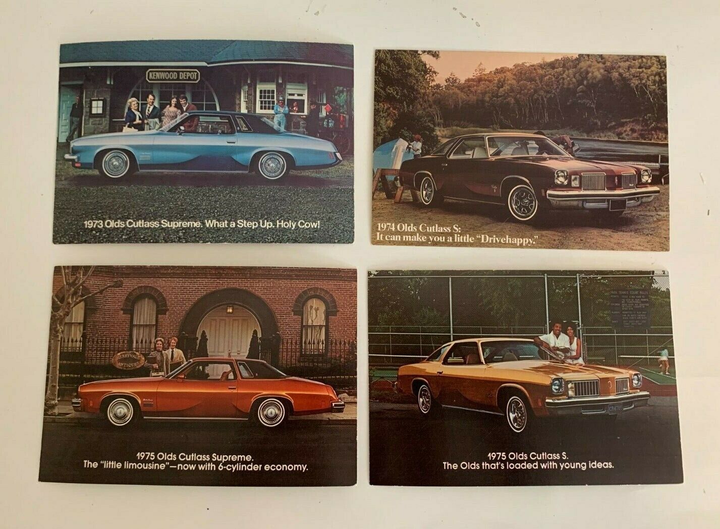 Olds Cutlass Supreme Promotional Postcard 1973 1974 1975 California Vintage